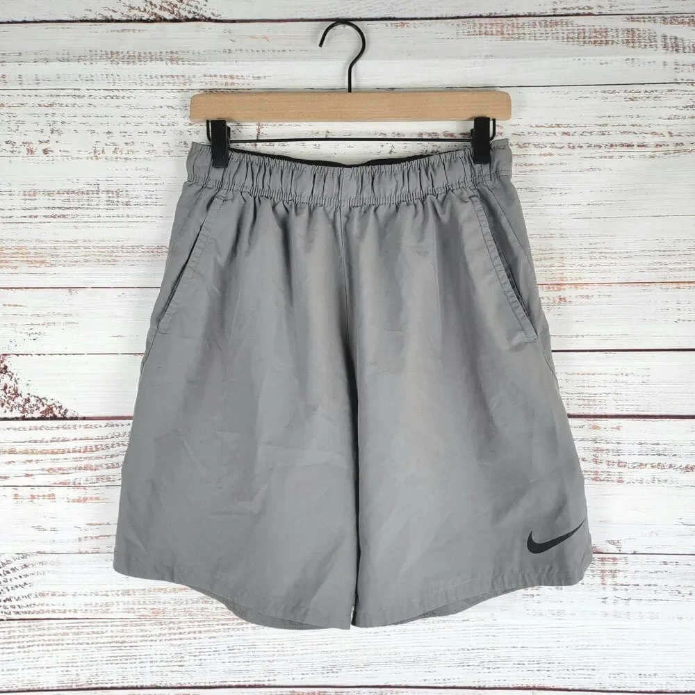 Nike Shorts Men's Size M Gray Flex Woven 2.0 Training Shorts 9